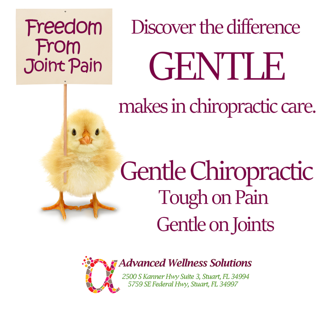 discover the difference gentle makes in chiropractic care. Get freedom from joint pain. Gentle chiropractic is tough on pain, gentle on joints.