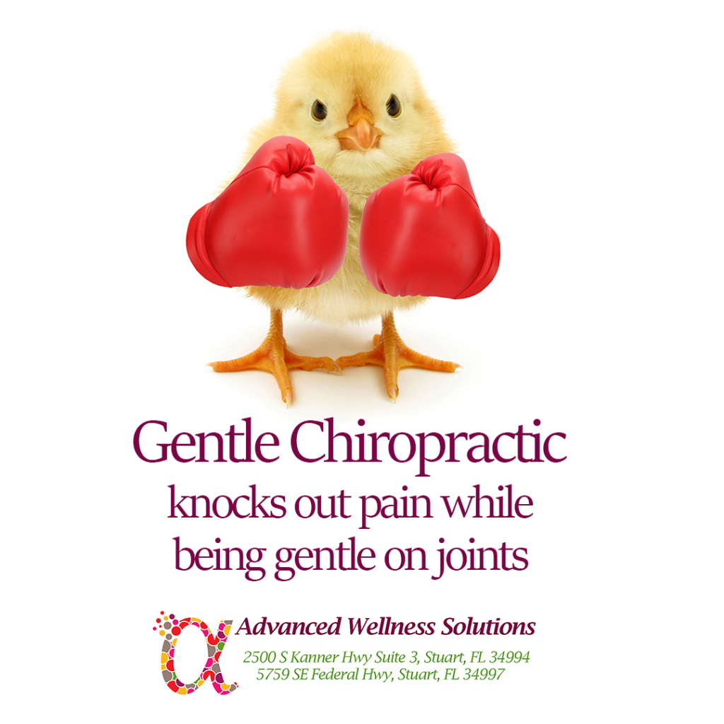 gentle chiropractic knocks out pain while being gentle on joints.